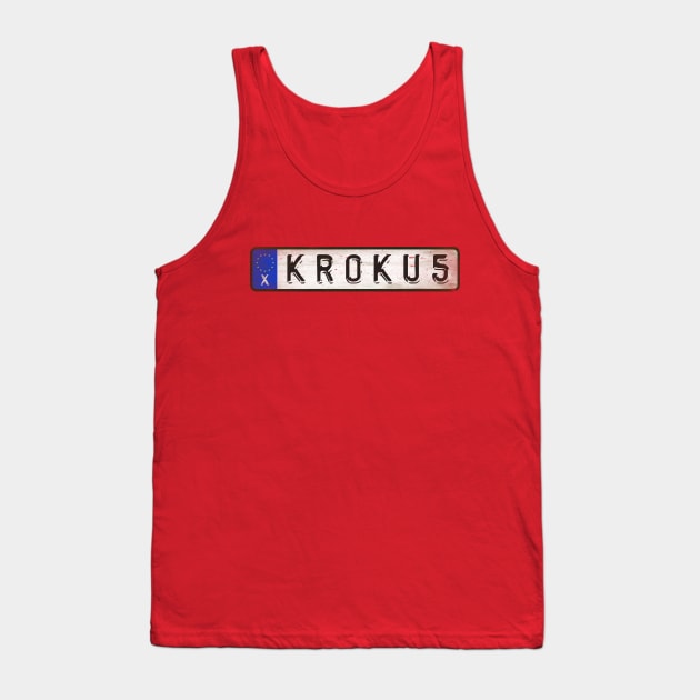 Hard Krokus Rock Tank Top by Girladies Artshop